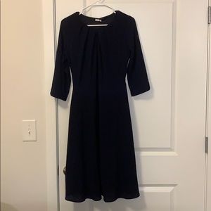 NWOT Navy fit and flare Dress Sz 6